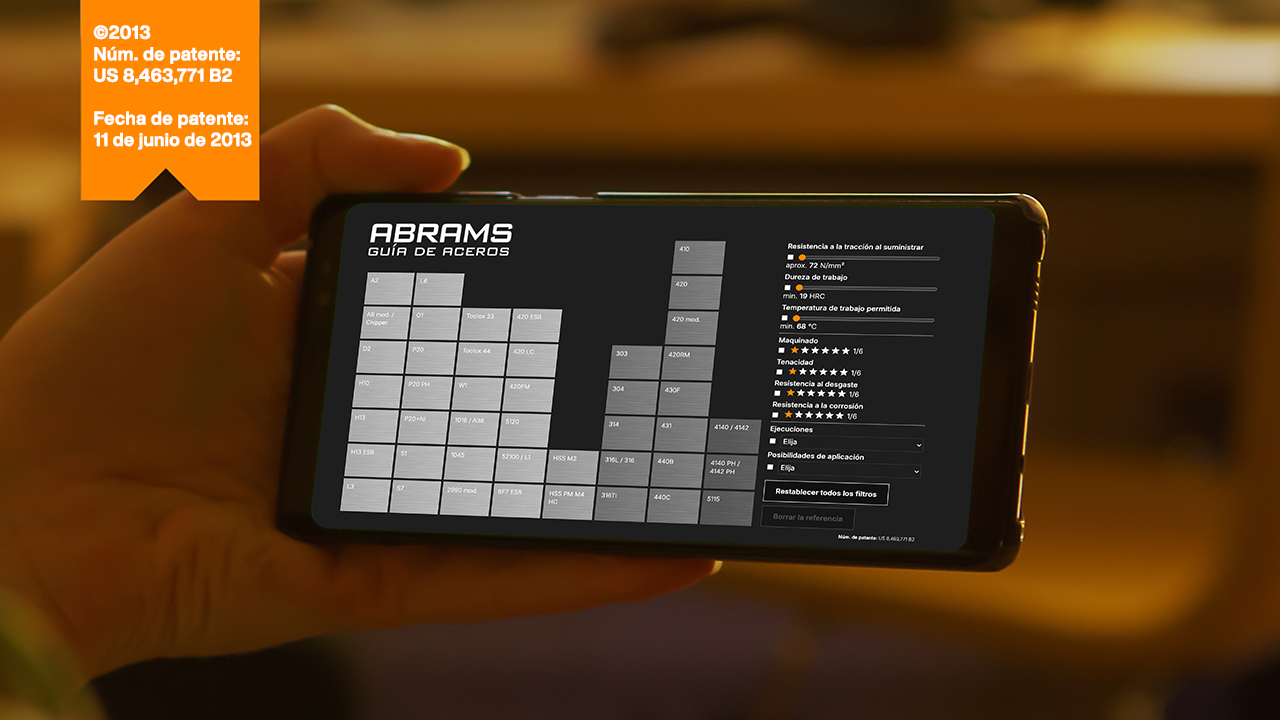 Guía de aceros - Aplicación de escritorio para comparar aceros