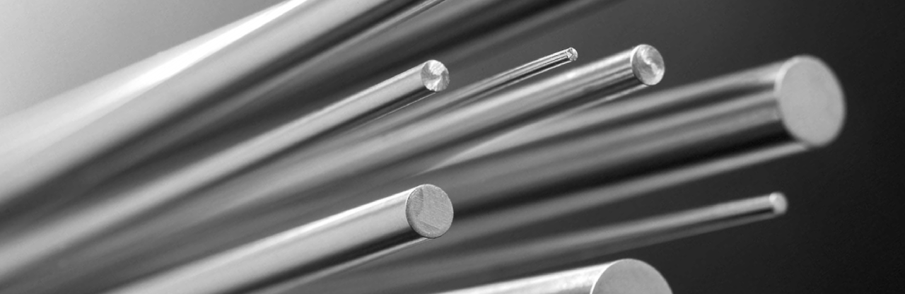 macrofotografía de acero redondo de precisión en diferentes tamaños