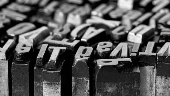 placas de presión de letras de acero