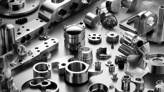 un conjunto de semiacabados de acero dispuestos sobre una superficie plana